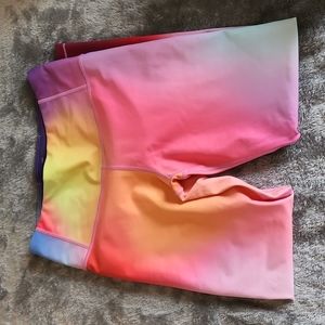 Athleta Love proudly rainbow leggings